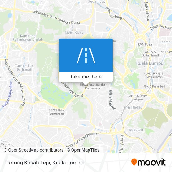 Peta Lorong Kasah Tepi
