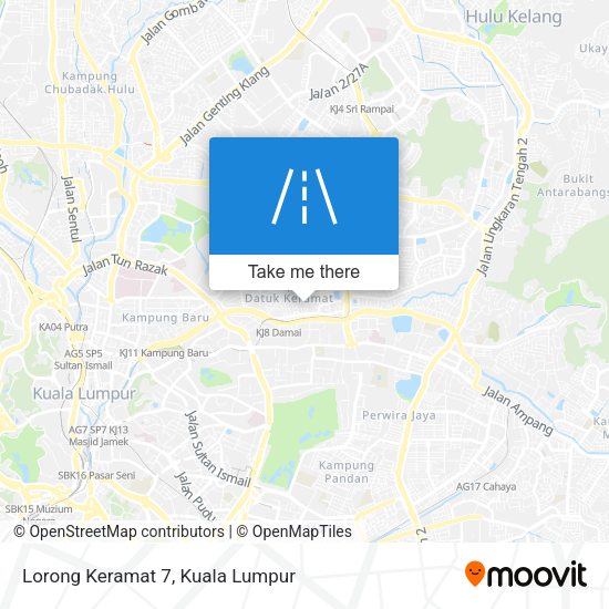 Peta Lorong Keramat 7