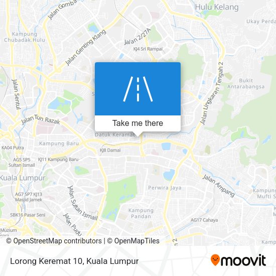 Lorong Keremat 10 map