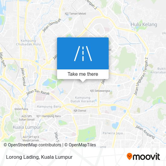 Peta Lorong Lading
