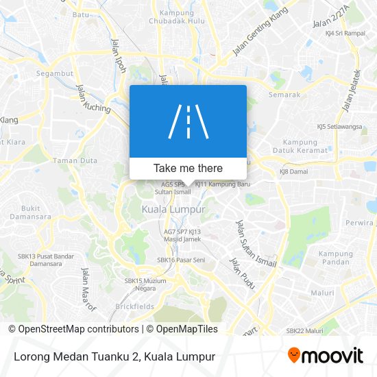 Lorong Medan Tuanku 2 map