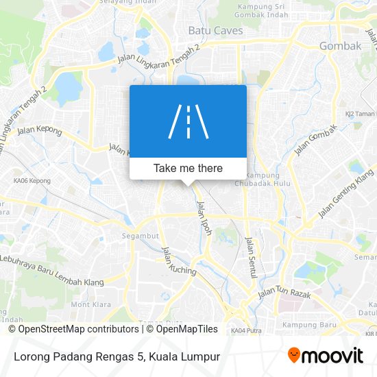 Lorong Padang Rengas 5 map
