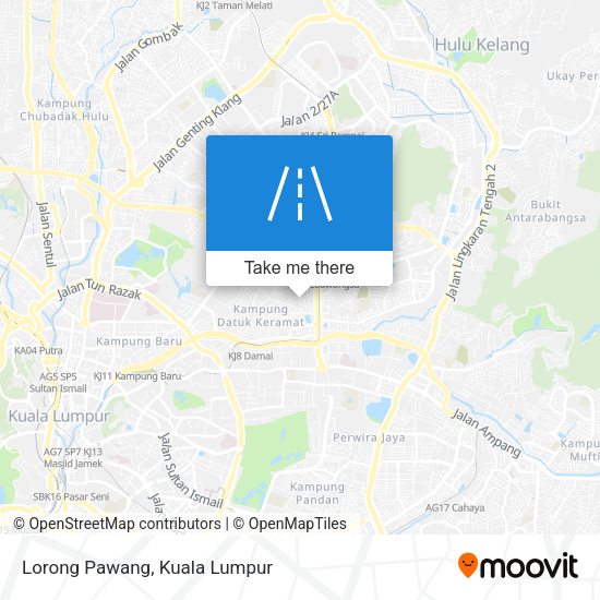 Peta Lorong Pawang