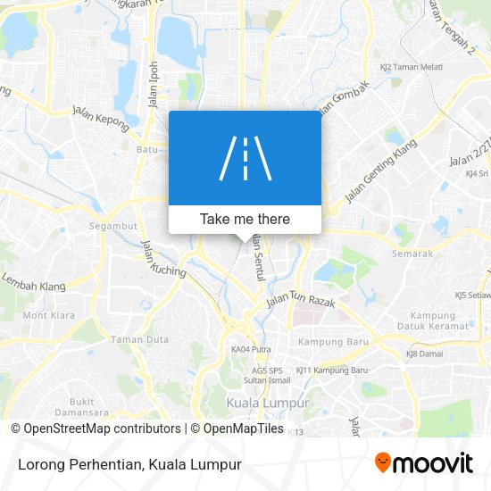Peta Lorong Perhentian