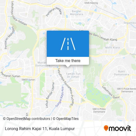 Lorong Rahim Kajai 11 map