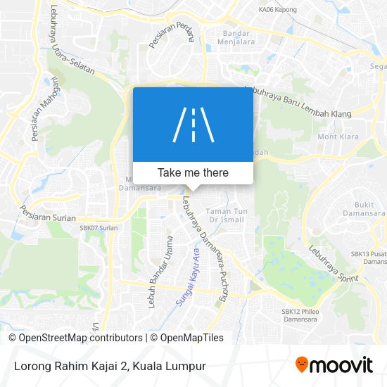 Lorong Rahim Kajai 2 map