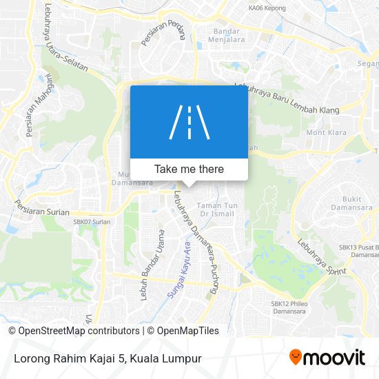 Lorong Rahim Kajai 5 map