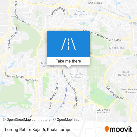 Lorong Rahim Kajai 6 map