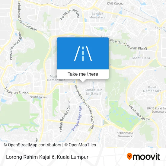 Lorong Rahim Kajai 6 map