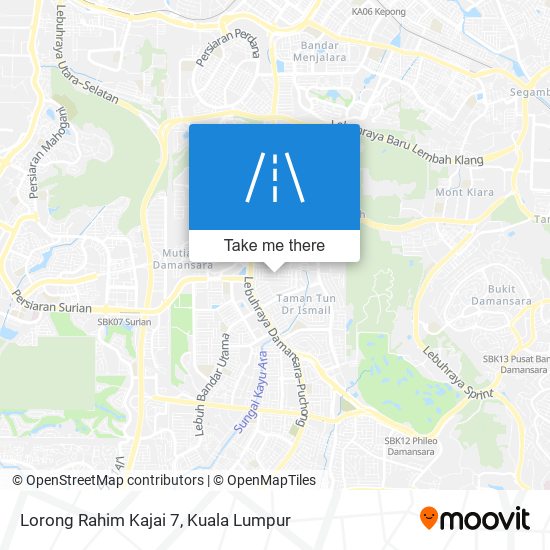 Lorong Rahim Kajai 7 map