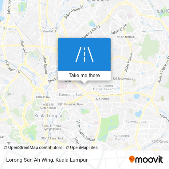 Peta Lorong San Ah Wing