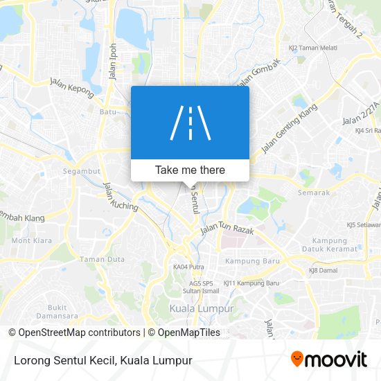 Lorong Sentul Kecil map