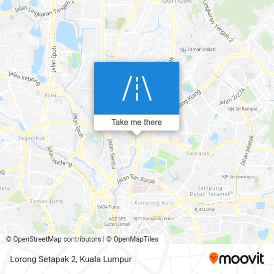 Lorong Setapak 2 map