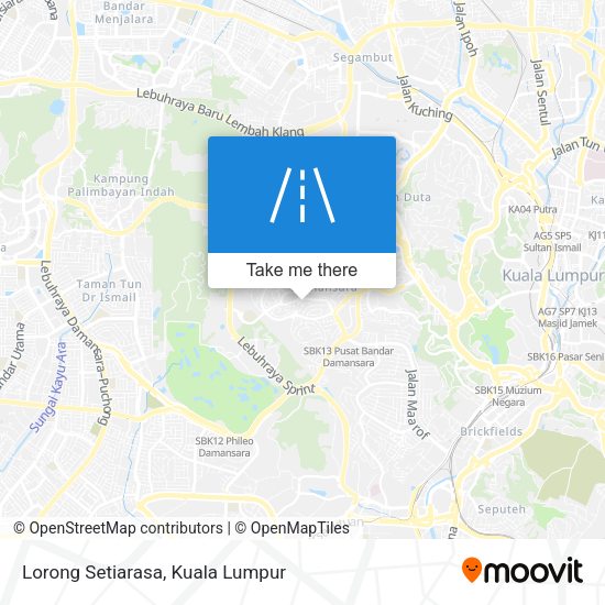 Peta Lorong Setiarasa