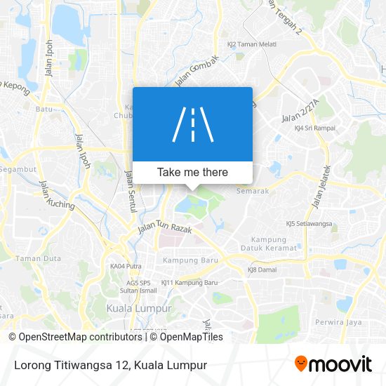 Lorong Titiwangsa 12 map