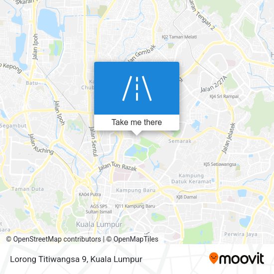Lorong Titiwangsa 9 map