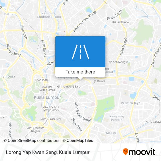 Lorong Yap Kwan Seng map