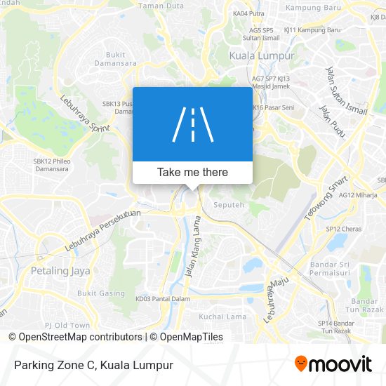 Parking Zone C map