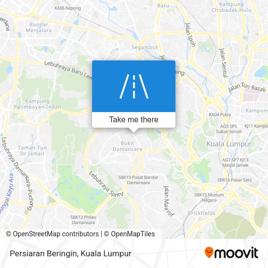 Peta Persiaran Beringin