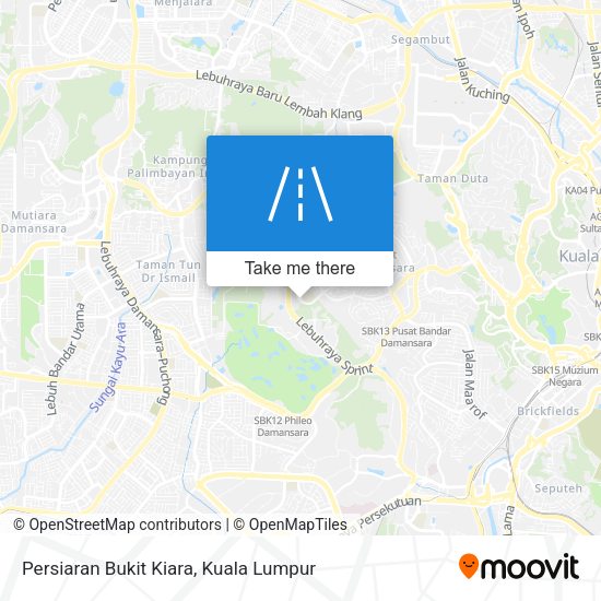 Peta Persiaran Bukit Kiara