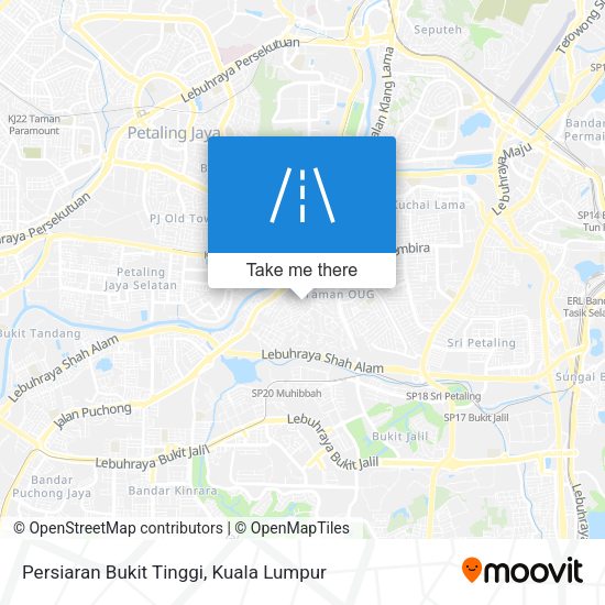 Peta Persiaran Bukit Tinggi