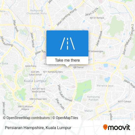 Persiaran Hampshire map