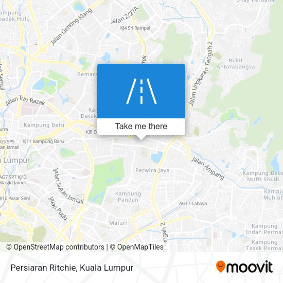 Peta Persiaran Ritchie