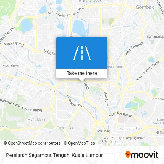 Persiaran Segambut Tengah map