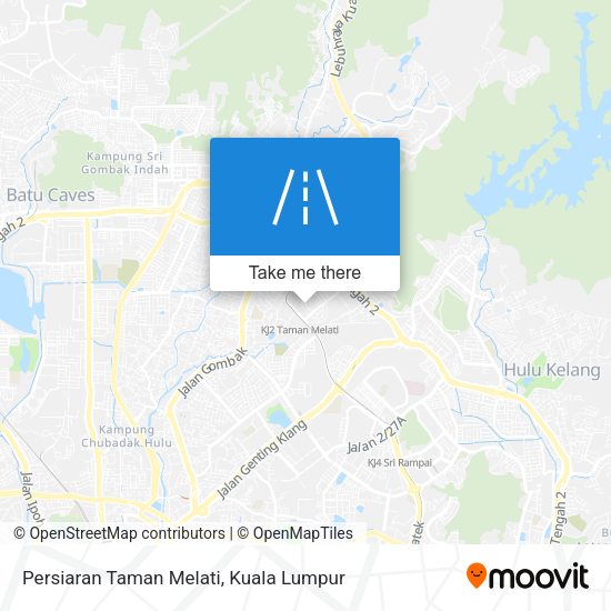 Persiaran Taman Melati map