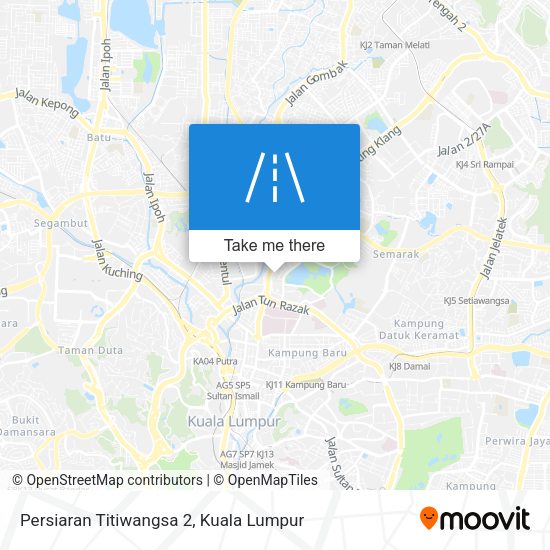 Persiaran Titiwangsa 2 map