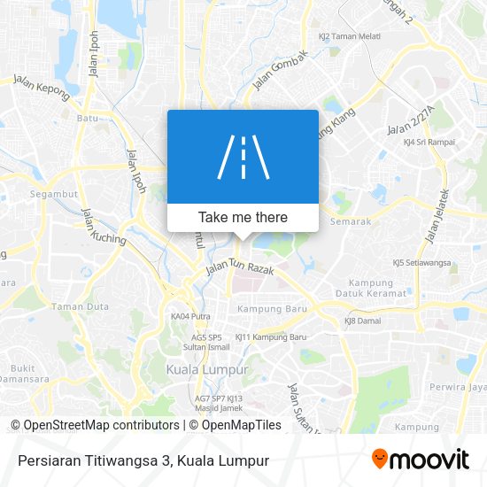 Persiaran Titiwangsa 3 map