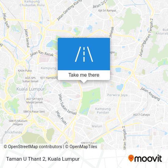 Taman U Thant 2 map