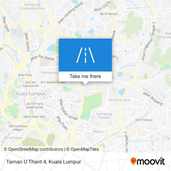 Taman U Thant 4 map