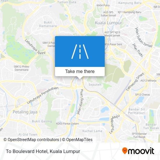 Peta To Boulevard Hotel