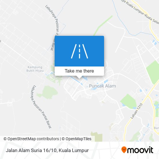 Jalan Alam Suria 16/10 map
