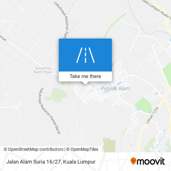 Jalan Alam Suria 16/27 map