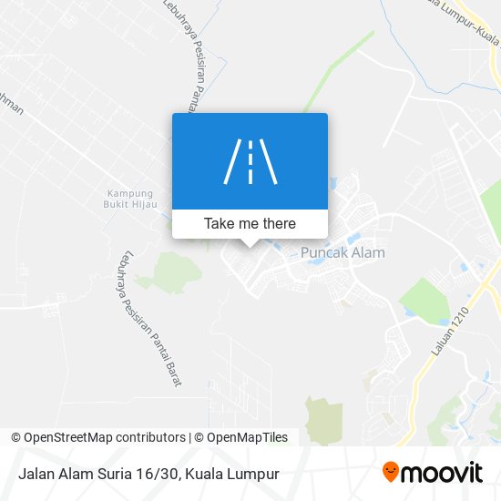 Peta Jalan Alam Suria 16/30