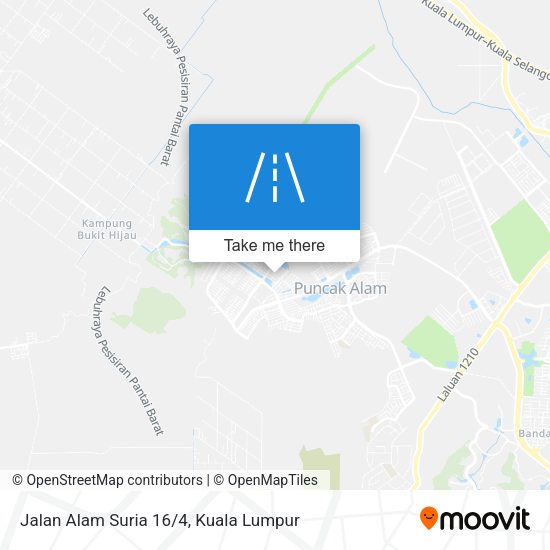 Peta Jalan Alam Suria 16/4