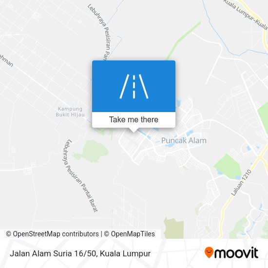Jalan Alam Suria 16/50 map