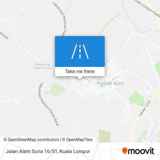 Peta Jalan Alam Suria 16/51