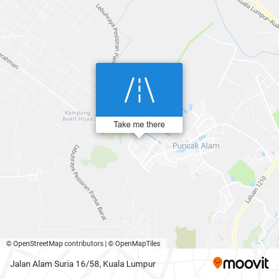 Peta Jalan Alam Suria 16/58