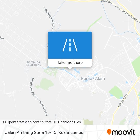 Jalan Ambang Suria 16/15 map