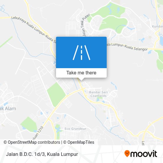 Jalan B.D.C. 1d/3 map