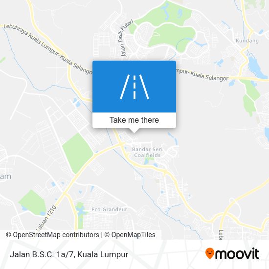 Jalan B.S.C. 1a/7 map