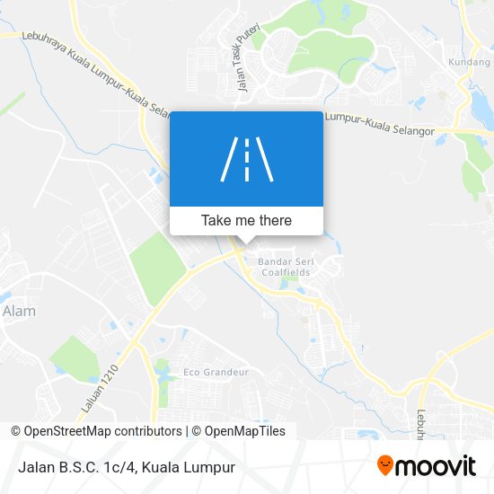 Jalan B.S.C. 1c/4 map