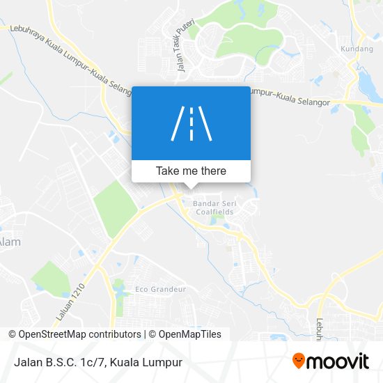 Jalan B.S.C. 1c/7 map