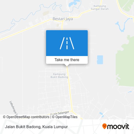 Peta Jalan Bukit Badong