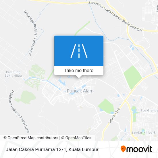 Peta Jalan Cakera Purnama 12/1