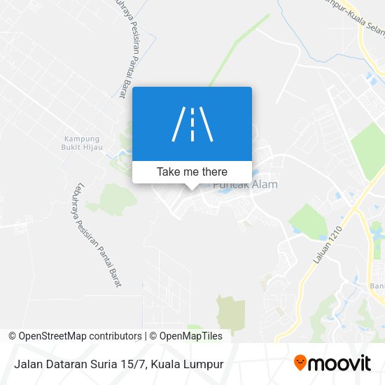 Peta Jalan Dataran Suria 15/7
