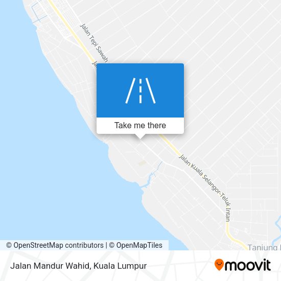 Jalan Mandur Wahid map